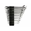 Tekton Angle Head Open End Wrench Set w/Modular Slotted Organizer, 11-Piece 3/8 - 1 in. WAE95102